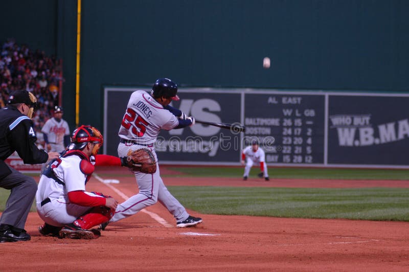 Atlanta Braves Batter Andruw Jones. Atlanta Braves Batter Andruw Jones.